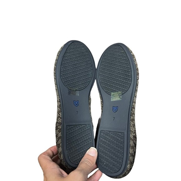 Rothy's Cocoa Houndstooth Flat Women’s Size 7 Limited‎ Edition - Picture 7 of 9